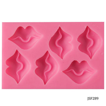 Silicone Mould 6 Piece Lips JSF289