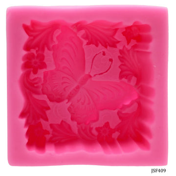 Silicone Mould Butterfly Frame JSF409