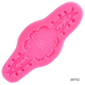 Silicone Mould Flowers Strips Border JSF752