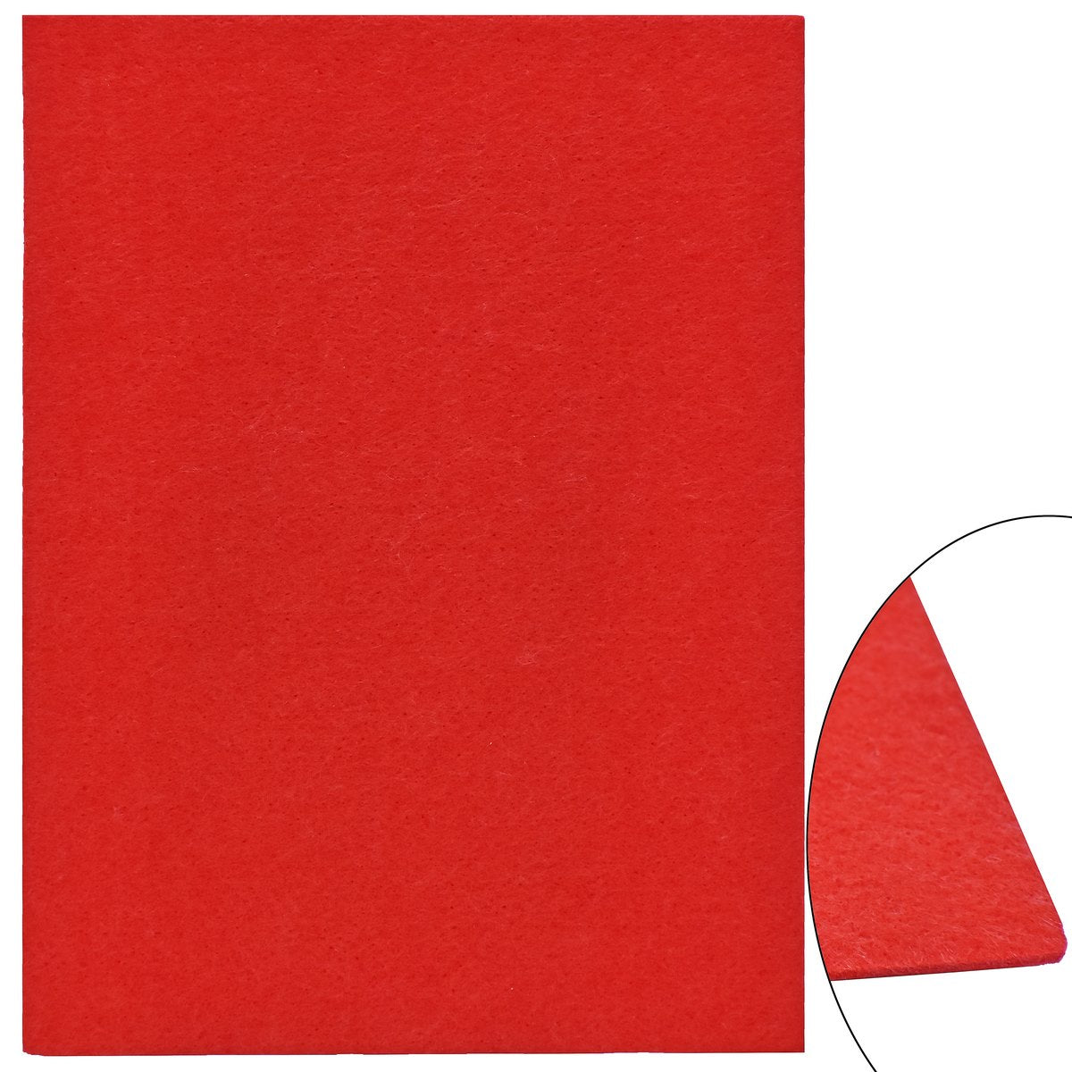 jags-mumbai Non-Woven & Felt Sheets A4 Nonwoven Felt Sheet 3 MM 1 Pcs Red