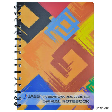 Jags Spiral Notebook Minimal Portfolio Modern160Pgs