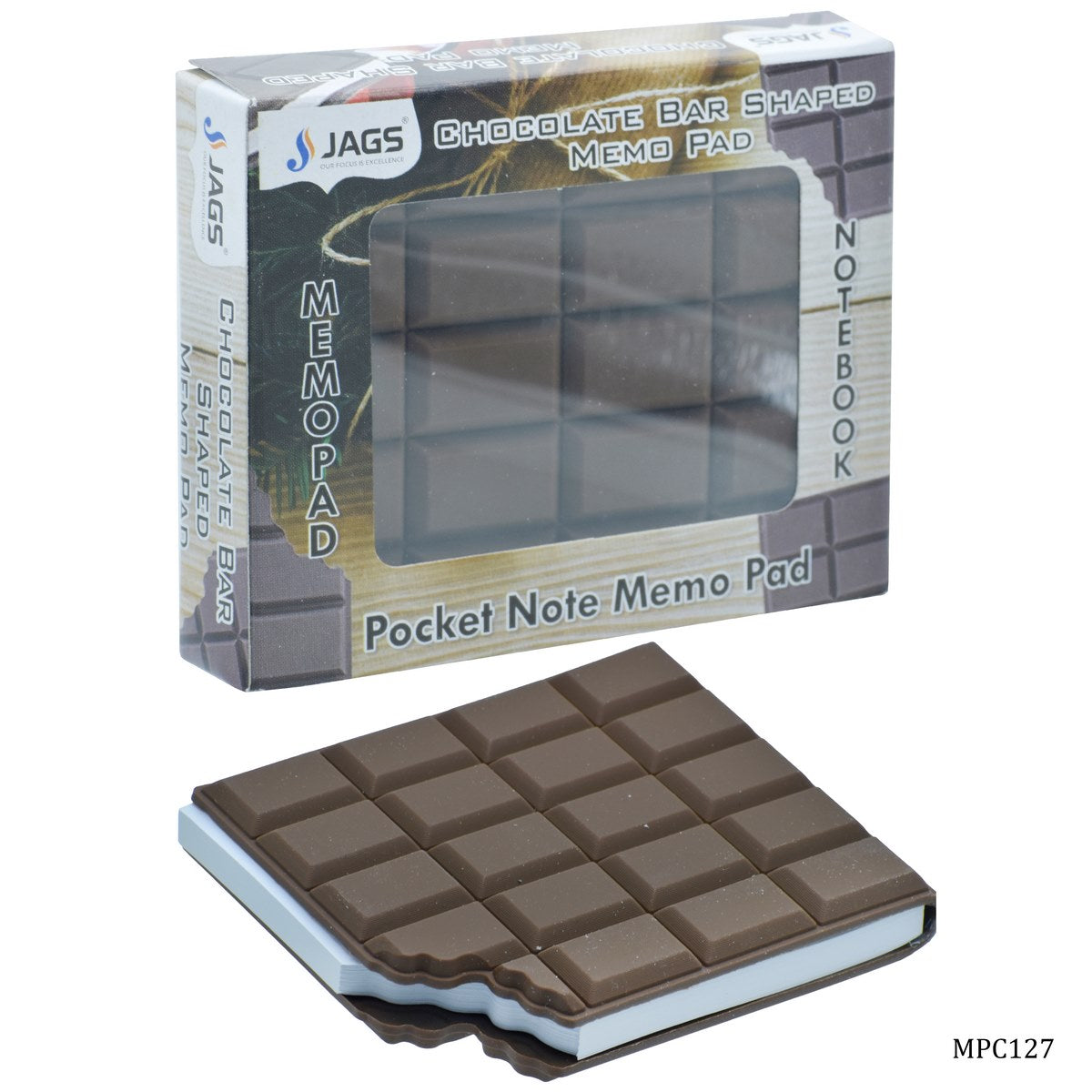 jags-mumbai Notebooks & Diaries Memo Pad Chocolate Sep MPC127