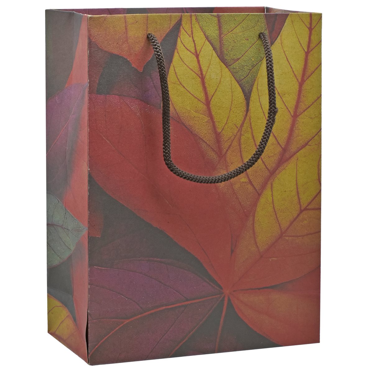 jags-mumbai Paper Bags Eco Friendly Paper Bag Small 9.6X7.2 Leaf EFPBS02 Pack of 12 pcs