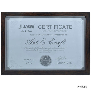 A3 certificate Photo Frame PFMA3BN