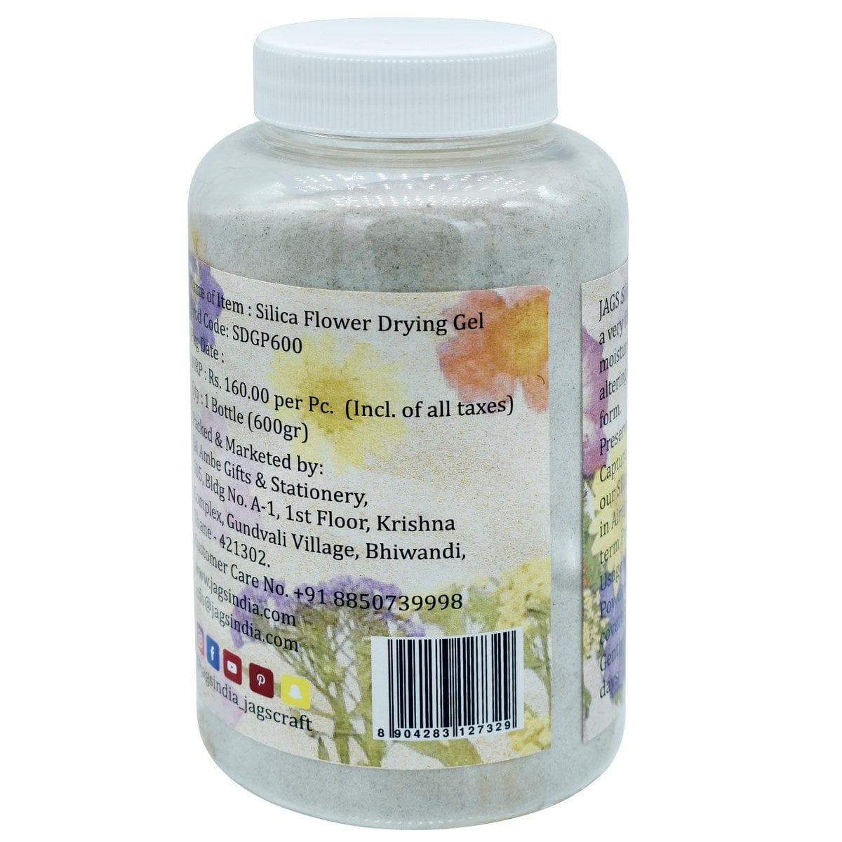 jags-mumbai Resin Silica Flower Drying Gel- 600 Grams Pack