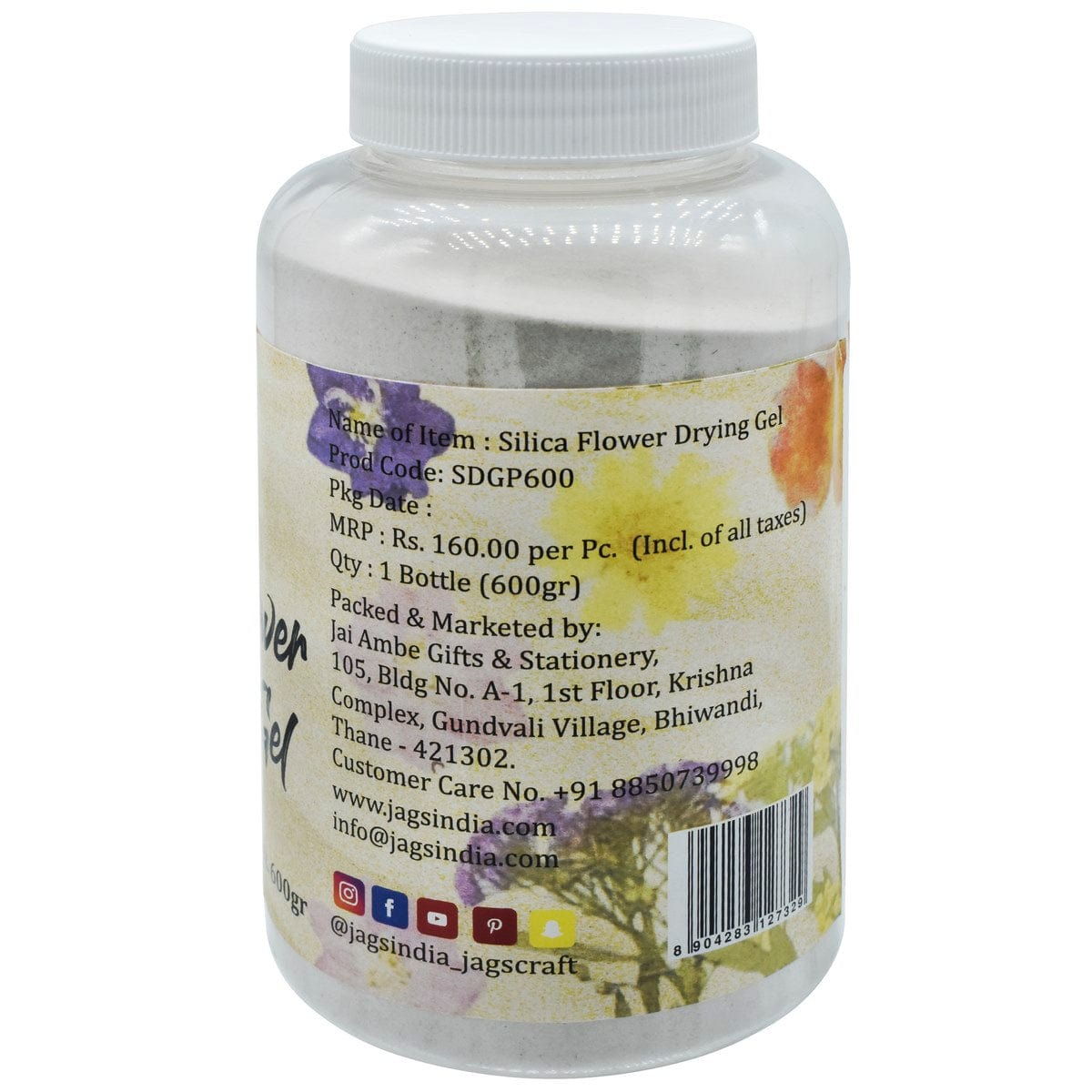 jags-mumbai Resin Silica Flower Drying Gel- 600 Grams Pack
