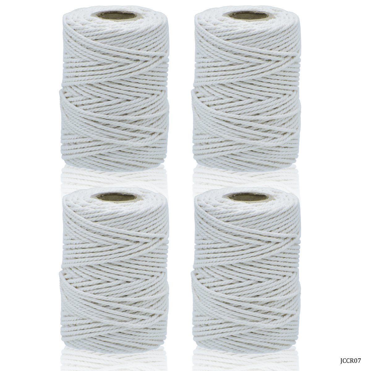 jags-mumbai Rope Jags Craft Cotton Rope Off White Colour 4Pcs JCCR07