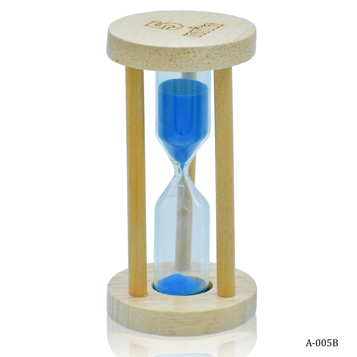 jags-mumbai Sand & Clock Timers Sand Timer Wooden Round Model 5 Minutes A-005B