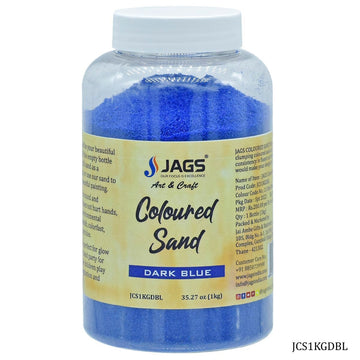 Jags Coloured Sand 1Kg Dark Blue No 11 JCS1KGDBL