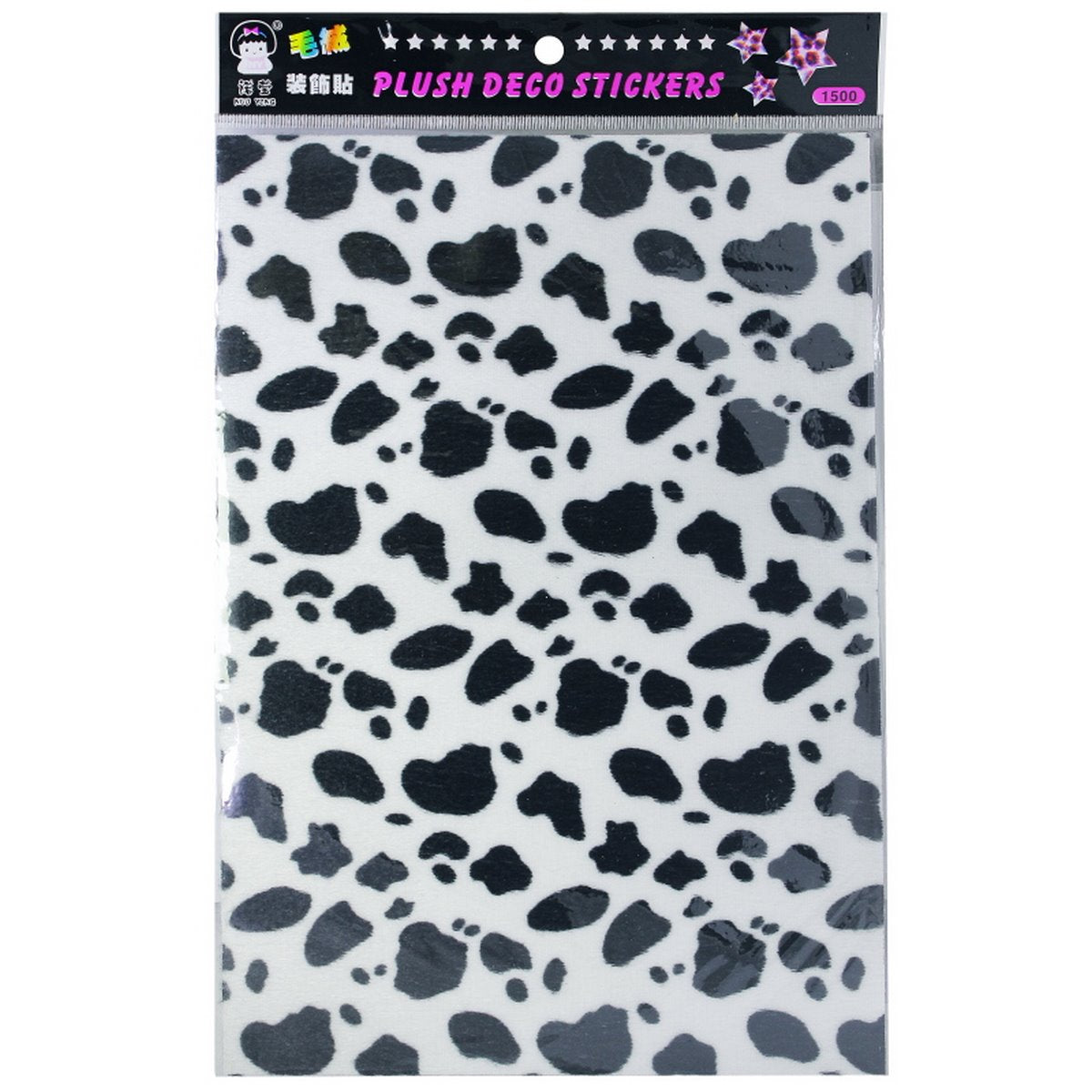 jags-mumbai scrapbook Stickers A4 Velvet Sticker Mix Design WNY128A
