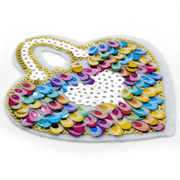 Craft Sequines Heart Bag Medium