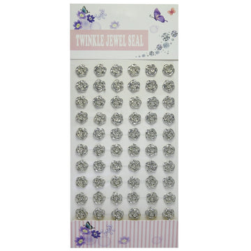 jags-mumbai Stickers Sticker Twinkle Jewel Seat Rose Mini Sil 10DSRSR