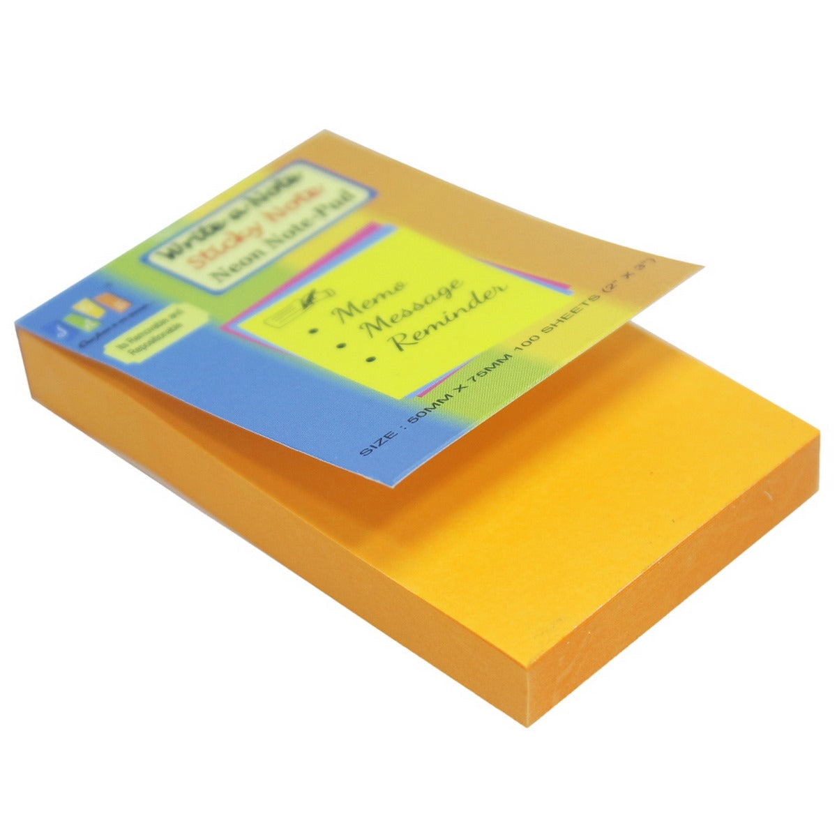 jags-mumbai Sticky Notes Neon Sticky Note Pad (Pack Of 6)