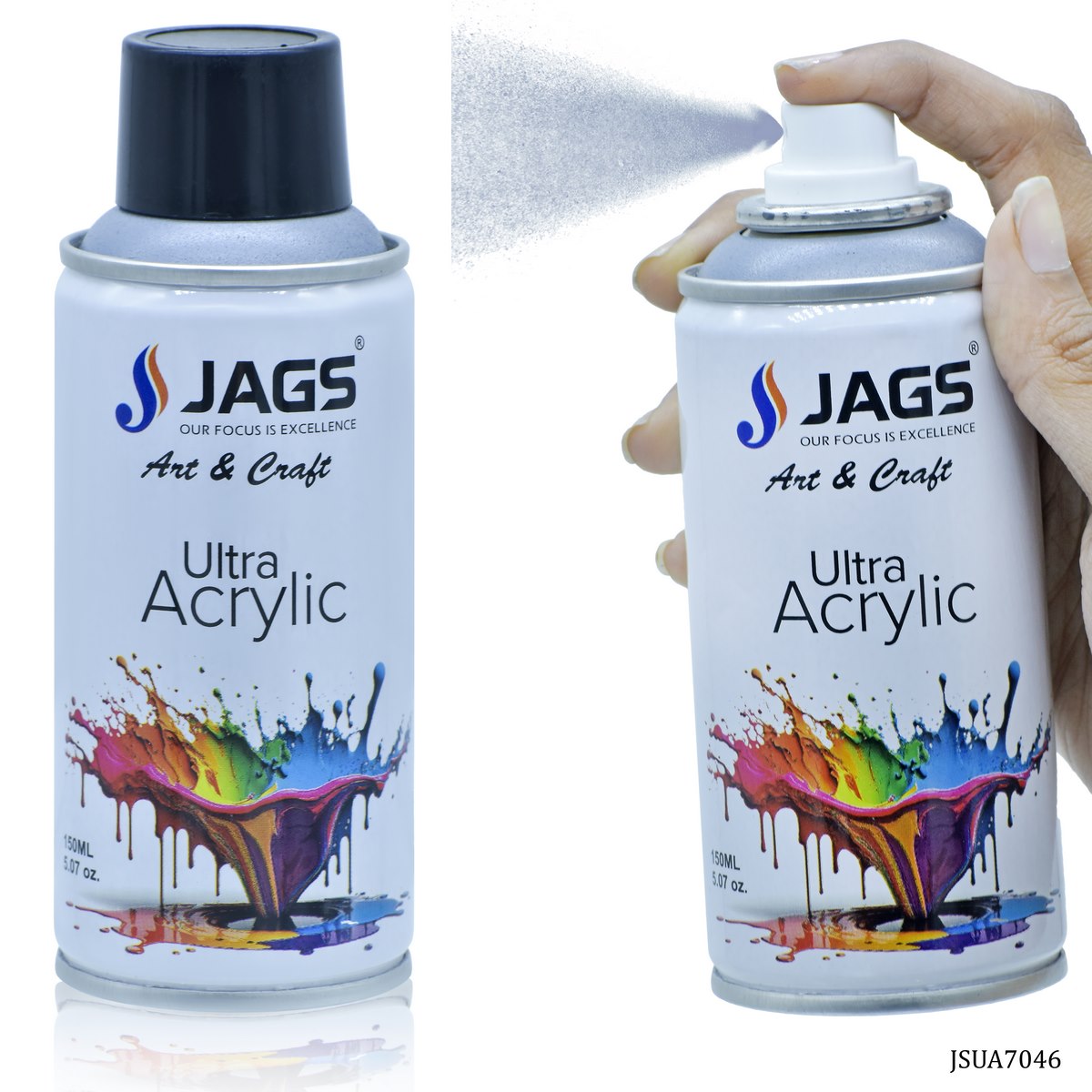 jags-mumbai Stone Jags Spray Ultra Acrylic 150ml Stone Grey 7046
