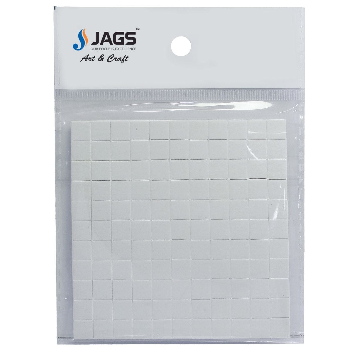 jags-mumbai Tape Medium Foam Tape Squares - 8x8mm, Contain 1 Unit