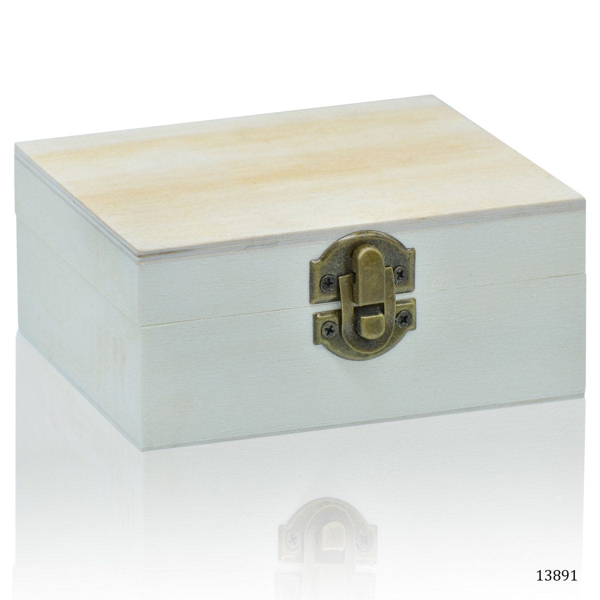 jags-mumbai Wooden & Plastic Box Wooden Empty Box Small Rectangle Shape 13891