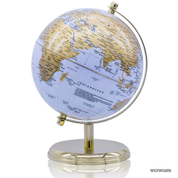 jags-mumbai World Globe World Globe Prime 8 Inch White Gold WGPWG8IN
