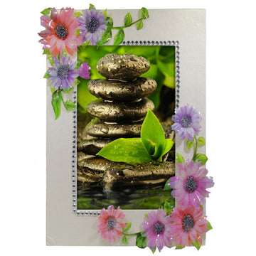 Botanical Bloom: Resin Flower Printed Sheet A4