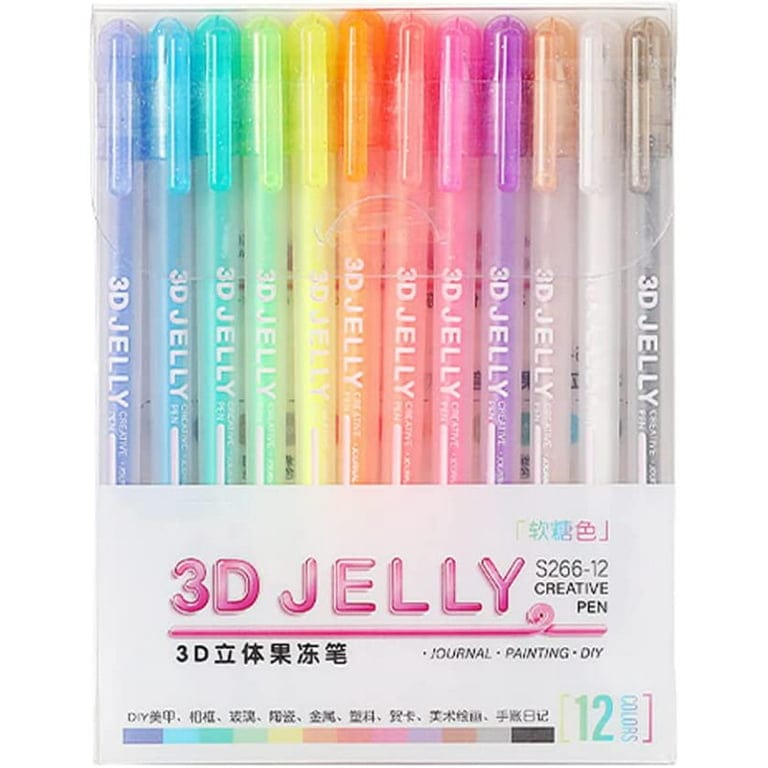 3D Jelly Creative Gel Pen - Add Dimension to Your Journal, Painting, and  DIY Projects- single piece