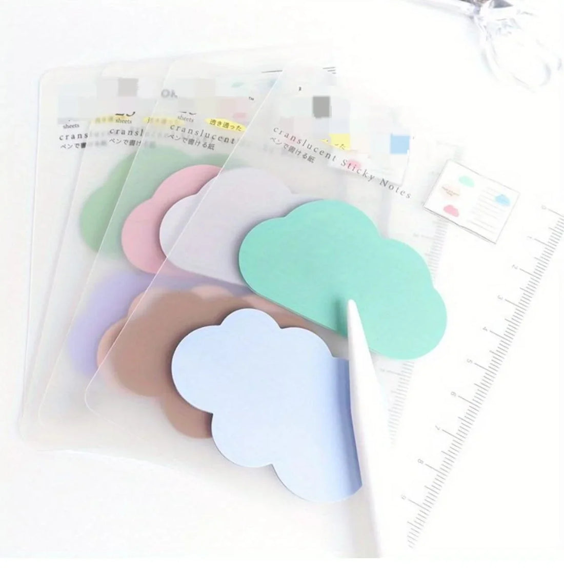 jai ambe novelties morandi sticky notes Pastel Cloud Morandi Sticky Notes for planning and organising-Assorted color