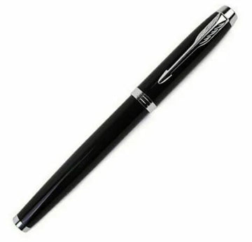 Premium metal black  body Ball Pen with  I Blue roller pen