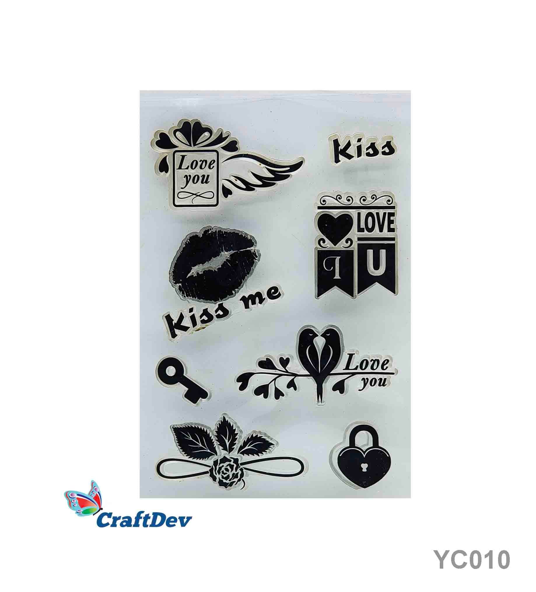 MG Traders 1 Clear Transparent Stamps Clear Stamp Small (Yc010)