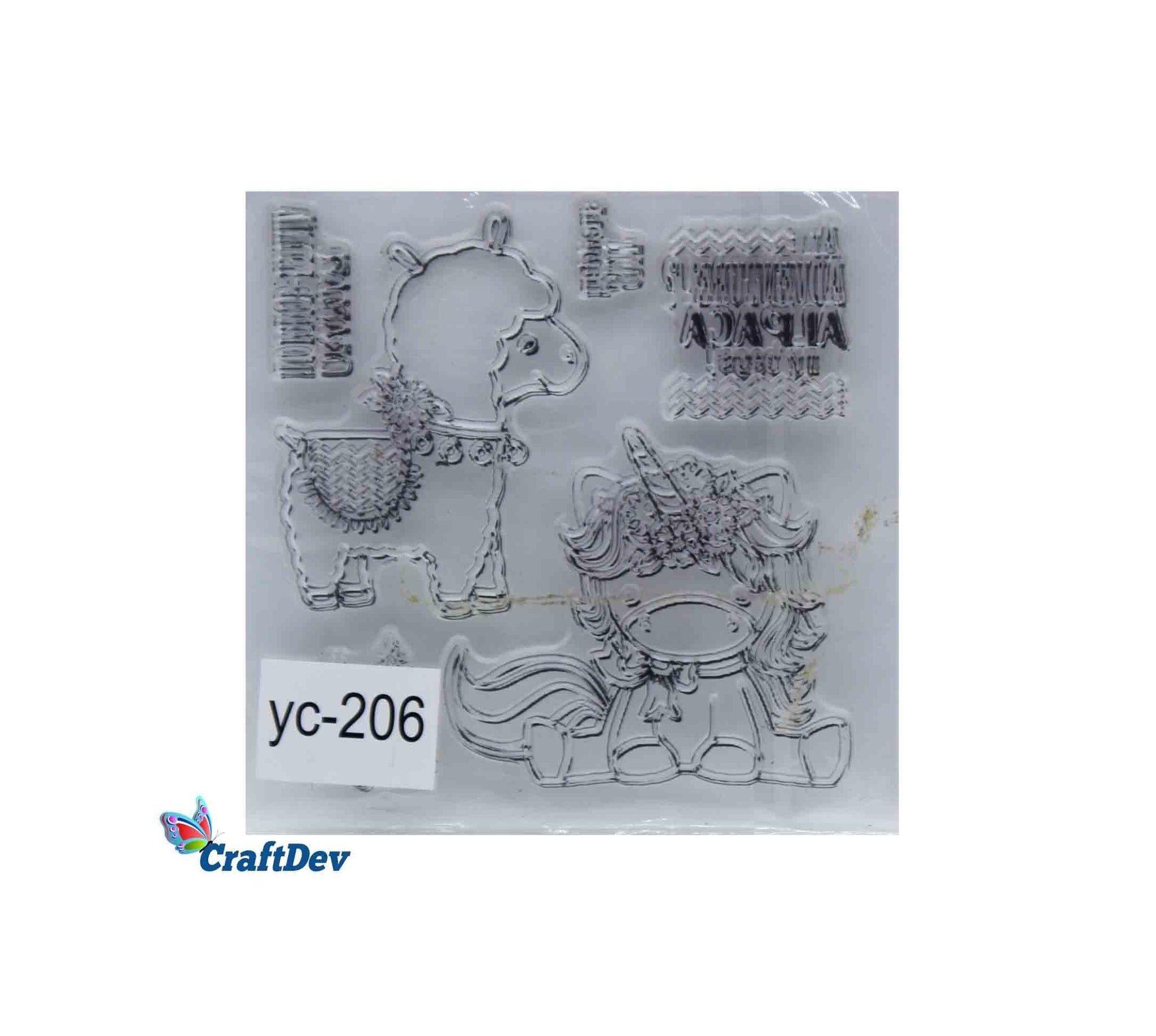 MG Traders 1 Clear Transparent Stamps Clear Stamp Small (Yc206)