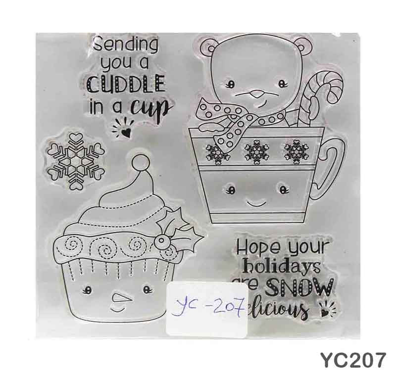 MG Traders 1 Clear Transparent Stamps Clear Stamp Small (Yc207)