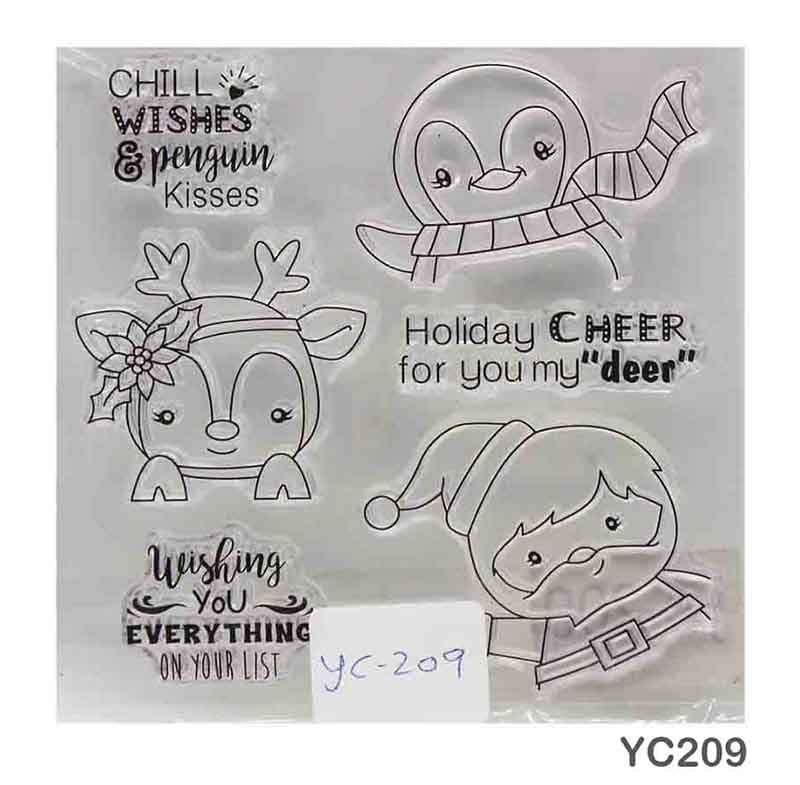 MG Traders 1 Clear Transparent Stamps Clear Stamp Small (Yc209)