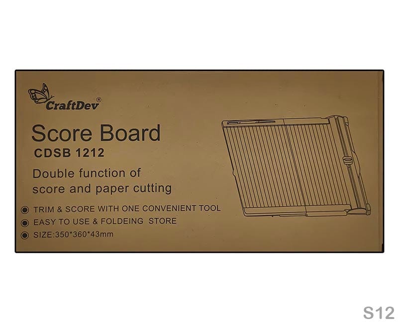 MG Traders 1 Cutter Knife Scoring And Trimming Board (S12) 12"X12"