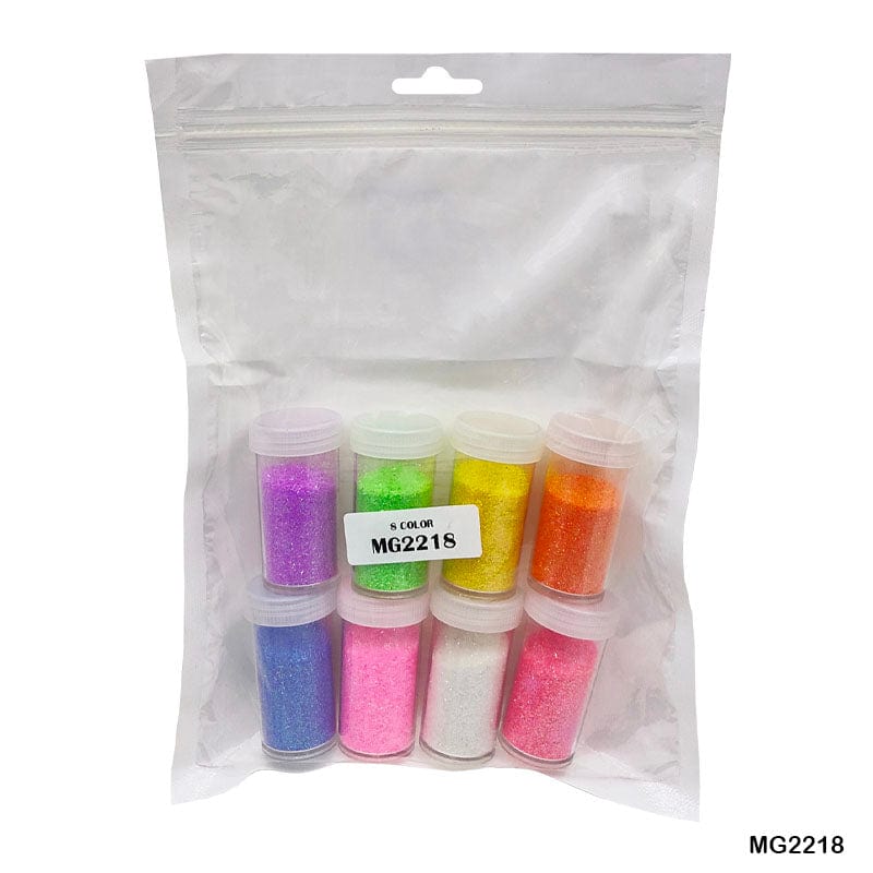 MG Traders 1 Glitter Powder Mg2218 Neon Glitter Powder 8 Color