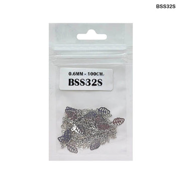 Bss32S Chain 0.6Mm Silver 100Cm