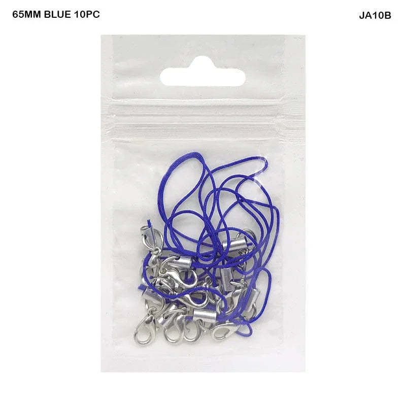 MG Traders Chains & Hooks Ja10B 10Pc Claps Thread 65Mm Blue 10Pc