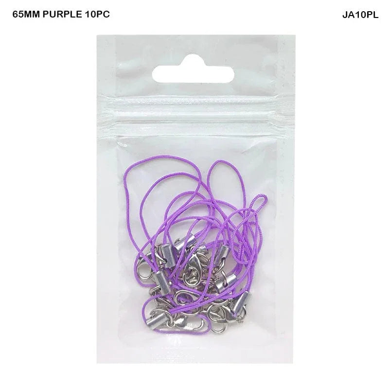 MG Traders Chains & Hooks Ja10Pl 10Pc Claps Thread 65Mm Purple