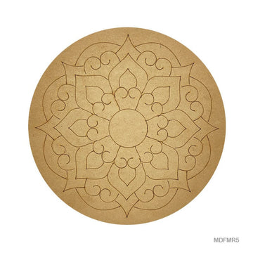 Mdf Cutout Mandala Engrave 3Mm*10Inch (Mdfmr5)
