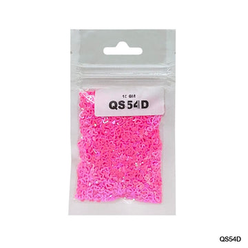 Qs54D Heart H Pink 4Mm 10Gm Sequins
