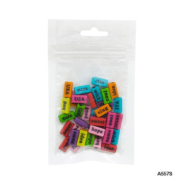 Bracelet Beads Plastic 20Gm (A557S)