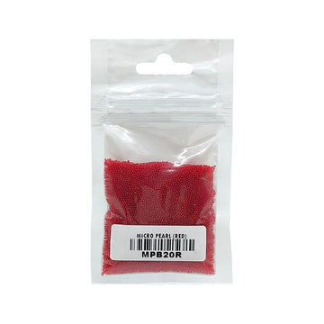 Micro Pearl Beads (Mpb20R) Red 20Gm Pkt