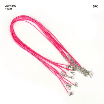 Jmp134C Lobster Buckle Leather Rope 41Cm 5Pc