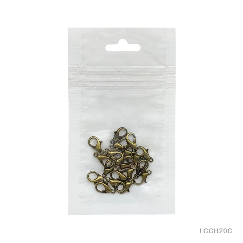 MG Traders Chains & Hooks Lcch20C 25Pc Copper 12Mm Lobster Clasps Claw Hooks
