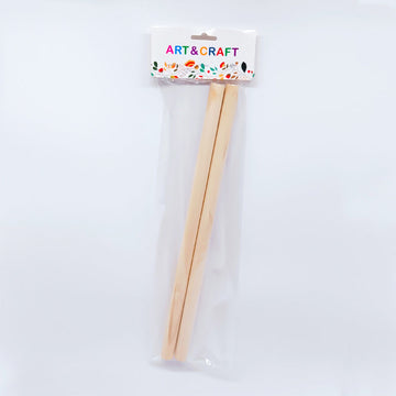 Cd6 Wooden Stick 30Cmx15Mm (2 Stick)  (Pack of 4)