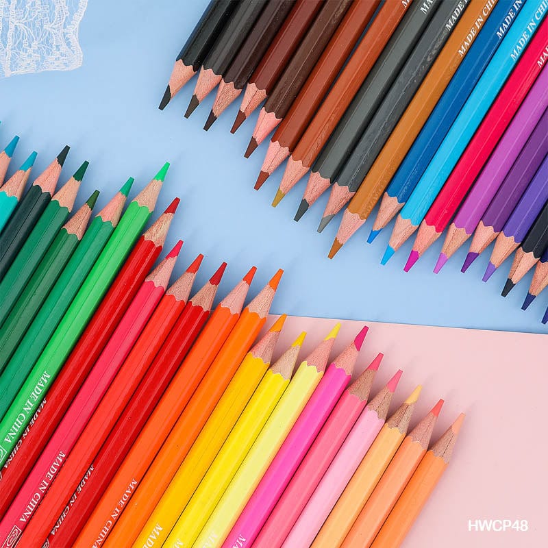 MG Traders Drawing Materials Hwcp48 48 Color Advanced Colour Pencils