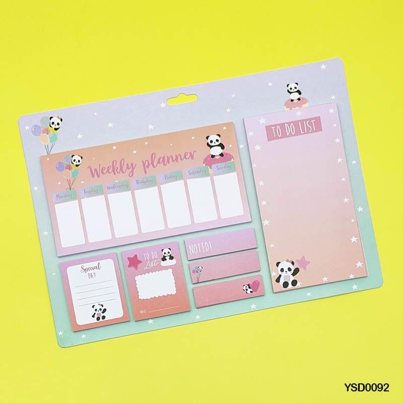 MG Traders Fancy Diary Ysd0092 Planner Cartoon Print Spiral 26.5X18.8Cm