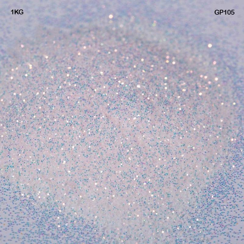 MG Traders Glitter Powder Glitter Powder 1Kg White (Gp105)