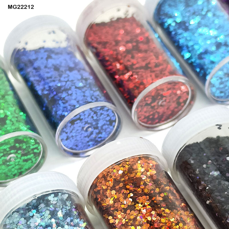 MG Traders Glitter Powder Mg22212 Glitter Powder (1-24) 12 Color