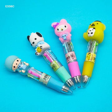 E556C 4 Color Mini Cartoon Pen (36Pc)
