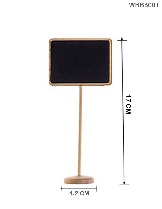 MG Traders Pack All Kinds Boards (white,notice,black,slate) Wooden Black Board With Stand Cc (Wbb3001)  (Contain 1 Unit)