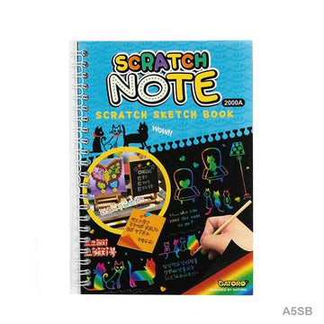MG Traders Pack Kids Books A5 Spiral Scratch Book 2840 (A5Sb)  (Contain 1 Unit)