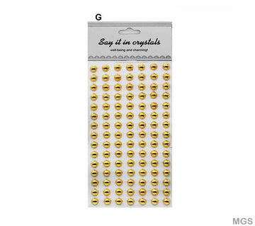 Moti Journaling Sticker Gold (Mgs)  (Contain 1 Unit)