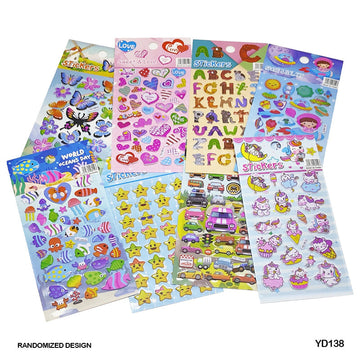 Yd138 Funny Printed Journaling Sticker  (Contain 1 Unit)